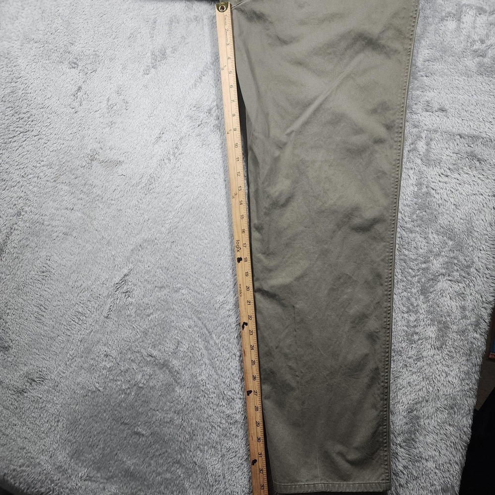 VINTAGE Abercrombie & Fitch Pants Mens 32x32 (Fits 29x33) Khaki Chino Casual - Picture 10 of 12